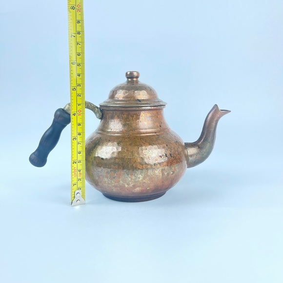 Copper bell hammered thickest copper teapot kettle - Picture 4 of 6